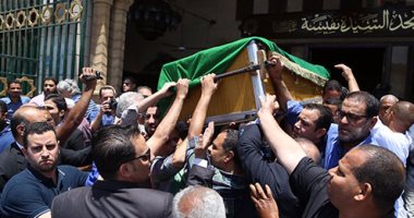 بالفيديو والصور.. قيادات ماسبيرو في جنازة الإعلامية صفاء حجازى