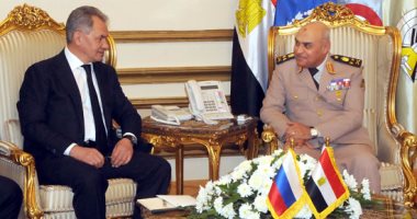 بالصور.. ننشر صور اللقاء الموسع بين وزيرى خارجية ودفاع مصر وروسيا