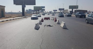 مرور القاهرة: الانتهاء من إصلاح هبوط أرضى بمحورى المشير طنطاوى و"NA" 