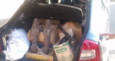 بالصور..شرطة السياحة تحبط تهريب 348 قطعة أثرية نادرة فى الشرقية