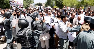 بالصور.. مسيرات احتجاجية فى أفغانستان تطالب باستقالة الرئيس