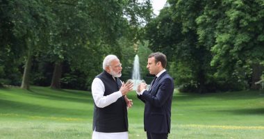 ماكرون: تبادل جيد مع رئيس وزراء الهند حول قضايا المناخ ومكافحة الإرهاب