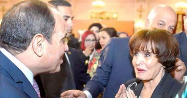 صفوت غطاس ينشر صورة سميرة أحمد مع الرئيس السيسى