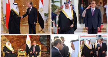 الرئيس السيسى يبحث مع ملك البحرين تعزيز العلاقات ومكافحة الإرهاب