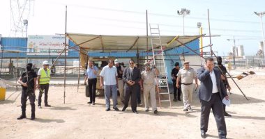 بالصور.. مدير أمن كفر الشيخ يتفقد الخدمات الأمنية بمحطة كهرباء البرلس
