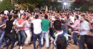 بالصور.. اشتباكات بالكراسي داخل نادي بلدية المحلة