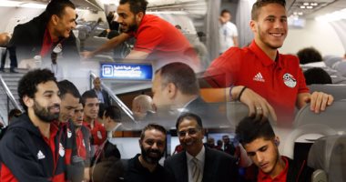 السفير المصرى بتونس يستقبل بعثة الفراعنة فى المطار