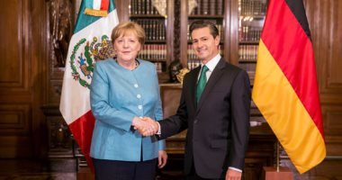 بالصور.. ميركل: اتفاق التبادل الحر بين المكسيك والاتحاد الأوروبى فرصة كبيرة