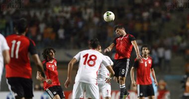تونس تتقدم على مصر 1/0 بعد 75 دقيقة.. ونزول الغزال ومصطفى فتحى