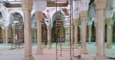  مساعد كفر الشيخ : الإنتهاء من أعمال ترميم 88 عمود بمسجد الدسوقى 