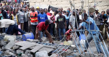مقتل 5 أشخاص جراء انهيار مبنى سكنى فى مدينة "لاجوس" النيجيرية