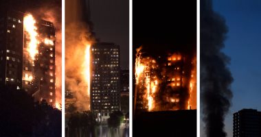 حريق ضخم يلتهم برجاً سكنياً مكون من 27 طابقا فى لندن