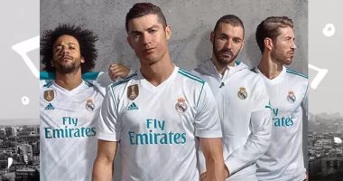 بالصور.. ريال مدريد يكشف عن قميصه الجديد