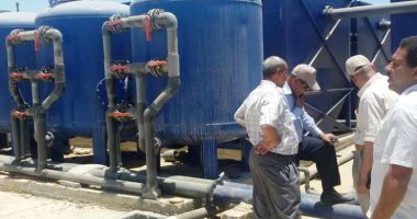 محافظ سوهاج : انتهاء الأعمال الإنشائية بمحطة مياه الشرب النقالى بجزيرة منتصر