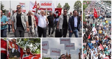 آلاف المعارضين لأردوغان فى شوارع إسطنبول بعد حبس نائب برلمانى 25 عاما