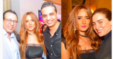 زينه تنشر صورة من إفطار "إعلام المصريين" مع مى عز الدين ودندراوى الهوارى وهانى عزب 