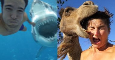أخطر 8 صور سيلفى حول العالم .. لن تصدق صورة "القرش"