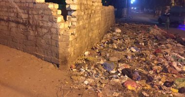 بالصور.. القمامة تحاصر شوارع قرية طحا بالمنيا ومناشدة للمسئولين بسرعة إزالتها