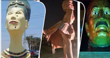 تمثال مشوه لـ"مارلين مونرو" فى دار الأوبرا يشعل سخرية مواقع التواصل