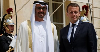 الرئيس الفرنسى وولى عهد أبوظبى يبحثان أزمة قطر فى اتصال هاتفى