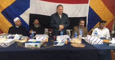 بالصور.. مدير أمن الإسماعيلية فى حفل إفطار بقسم شرطة أبو صوير