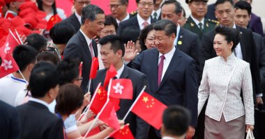بالصور.. وصول الرئيس الصينى إلى هونج كونج احتفالا بالذكرى الـ20 لعودتها لحكم الصين