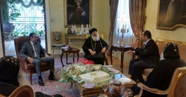 أسقف روما وتورينو يزور سفارة مصر للتهنئة بعيد الفطر وذكرى 30 يونيو