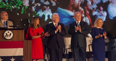 بالصور..السفير الأمريكى لدى إسرائيل يحتفل بعيد الاستقلال بحضور نتنياهو