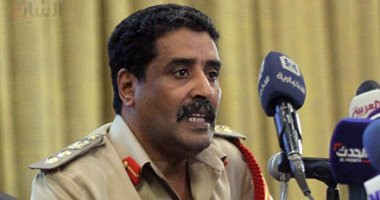 بالصور.. المتحدث العسكرى الليبى: قطر مولت شحنات أسلحة للإرهابيين عن طريق السودان