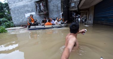 بالصور.. "الصين تغرق فى شبر مياه".. فيضانات عارمة تضرب معظم أنحاء البلاد