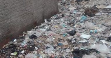 القمامة تجتاح شوارع قرية مساكن طابا فى الشرقية والأهالى يستغيثون