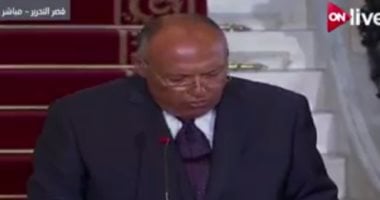 سامح شكرى: نقدر شعب قطر.. واجتماع وزراء خارجية الدول الـ4 المقبل فى المنامة