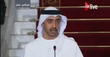 عبدالله بن زايد: صبرنا طويلا على ممارسات الإرهاب والتخريب لأشقائنا فى قطر