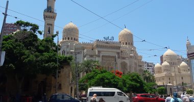 تشديدات أمنية بمسجد أبو العباس تزامنا مع احتفالات المولد النبوى بالإسكندرية