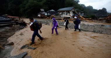 ارتفاع حصيلة الفيضانات فى اليابان إلى 25 قتيلا