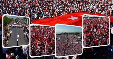 عشرات الآلاف من الأتراك يتظاهرون ضد أردوغان فى إسطنبول