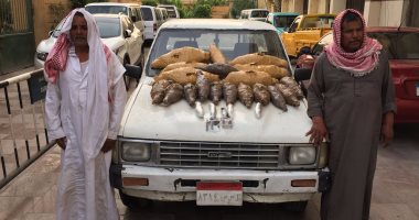 بالصور.. سقوط  "الشلح" أخطر تاجرى مخدرات بالقطامية حاول ترويج آفيون وبانجو