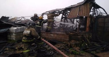 مصرع 7 أشخاص فى حريق اندلع بأحد المبان الصناعية بسان بطرسبرج الروسية