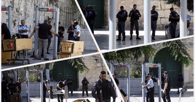 الاحتلال الإسرائيلى يحاصر المسجد الأقصى ببوابات الكترونية