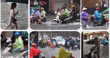 إعصار "تالاس" الاستوائى يغرق شوارع فيتنام