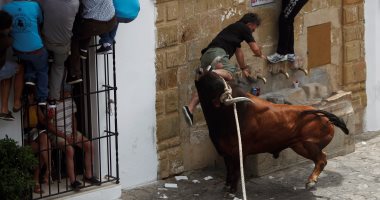 انطلاق فعاليات مهرجان " مصارعة الثيران " فى أسبانيا