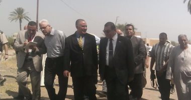  وزير الرى يصل الفيوم لافتتاح محطة تغذية بحر البشوات 