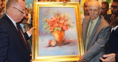 وزير الثقافة يفتتح معرض " فنانو سيناء فى مواجهة الارهاب"