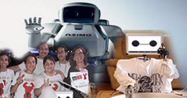 بالفيديو.. 6 أطفال مصريين يخترعون روبوت لصناعة "غزل البنات".. فريق "بيج هيرو6" بدأ بمحاولة اختراع إنسان آلى لـ"طهى الطعام".. ويجتمع 3 مرات أسبوعيا لإجراء التصميمات.. ويدرب أطفال من عمر 8 سنوات على الابتكار