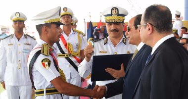 بالصور.. الرئيس السيسى يشهد احتفال أكاديمية الشرطة بيوم الخريجين