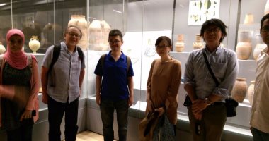 بالصور.. وفد من الجايكا اليابانى يزور متحف الحضارةّ