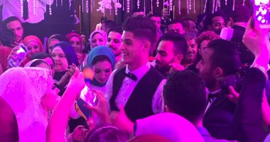 بالصور.. نجوم الأهلي والمقاصة يحضرون حفل زفاف أحمد الشيخ