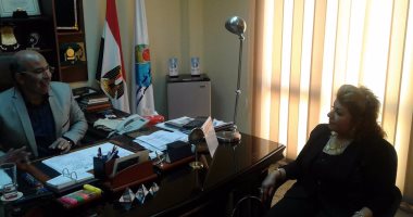  رئيس مياه القناة يستعرض مشروعات القطاع مع النائبة آمال رزق الله