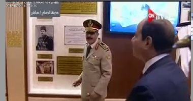 السيسى يشهد فيلما تسجيليا عن ميادين التدريب بالمنطقة الشمالية العسكرية