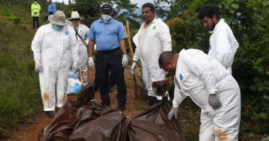 بالصور.. إستخراج 3 جثث بعد العثور على مقبرة جماعية فى هندوراس 